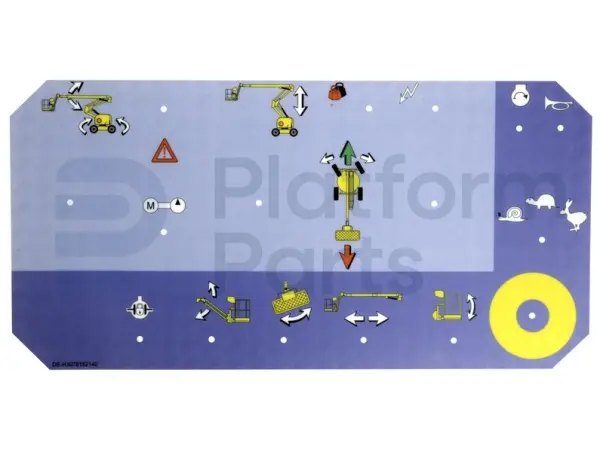 Decal, control, control box