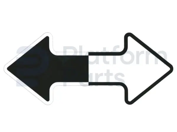 Sticker, pijl