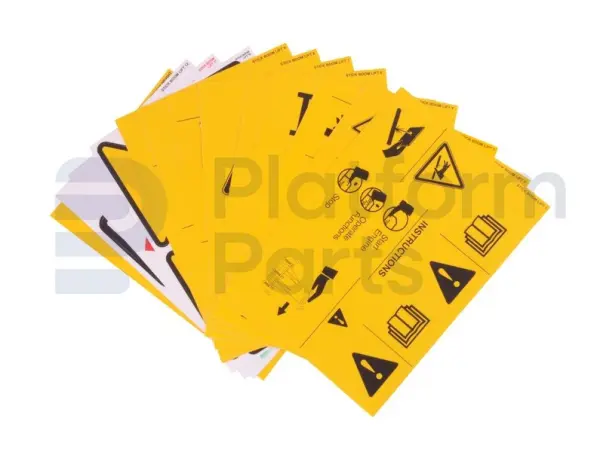 Sticker kit, veiligheid (symbolen), knik-telescoop