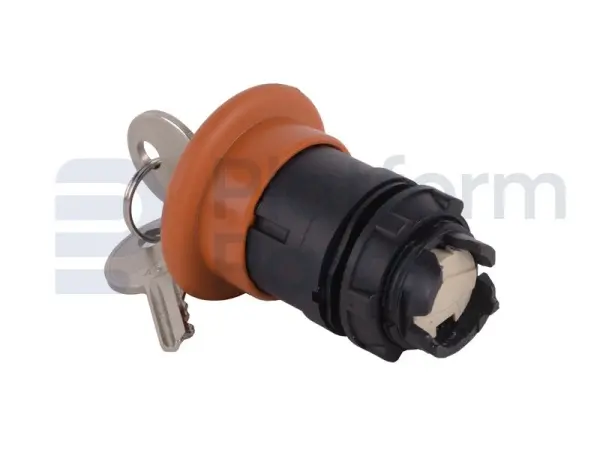 Emergency stop plastic with key