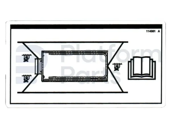 Autocollant, transport tie down