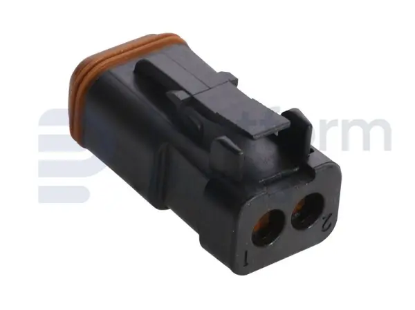 Connector plug, DT-series, 2 pin, male