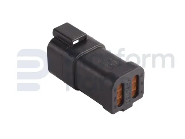 Verbindingsfiche, DT-series, 6 pin, vrouwelijk