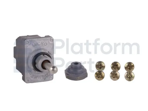 Toggle switch, ON-OFF-ON, DPDT, OEM