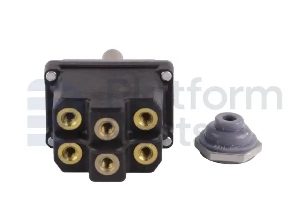 Toggle switch, ON-OFF-ON, DPDT, OEM
