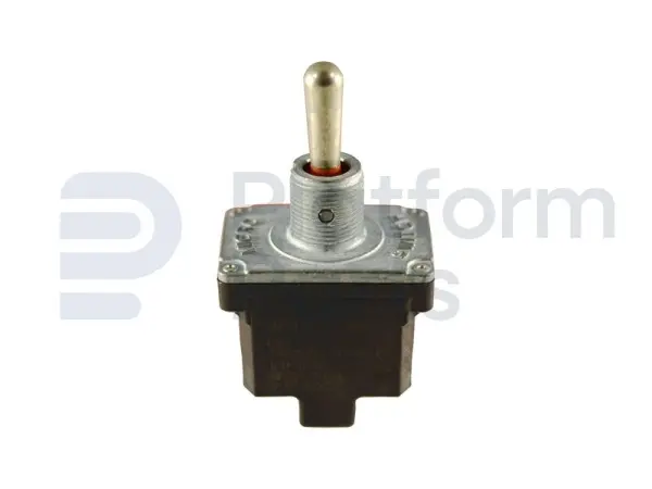Toggle switch, ON-OFF-ON, DPDT