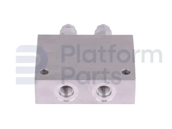 Hydraulische verdeelblok, 2 ventiel, counterbalance