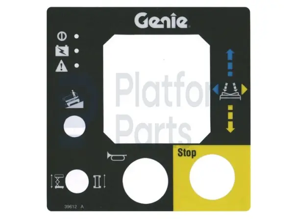 Sticker, joystick