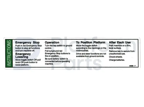 Autocollant, mode d'emploi
