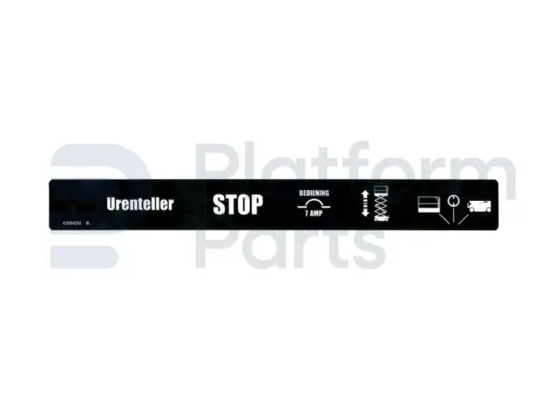 Decal, lower control, Dutch