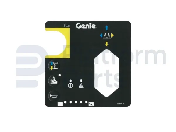 Pegatina caja de control