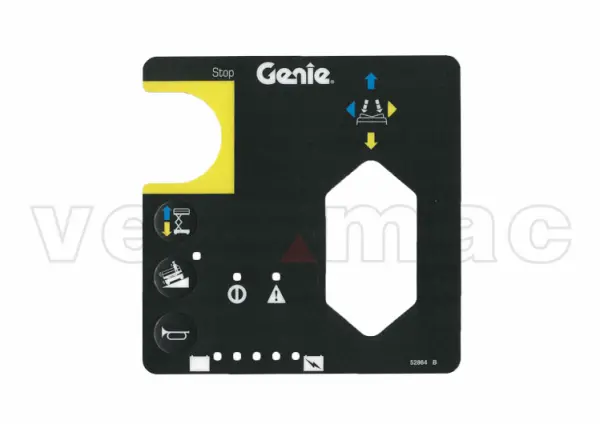 Pegatina caja de control