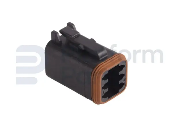 Fiche de connexion, DT-series, 6 pin, mâle, 14-18Ga