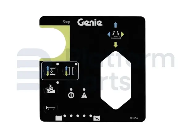 Autocollant, boîtier de commande