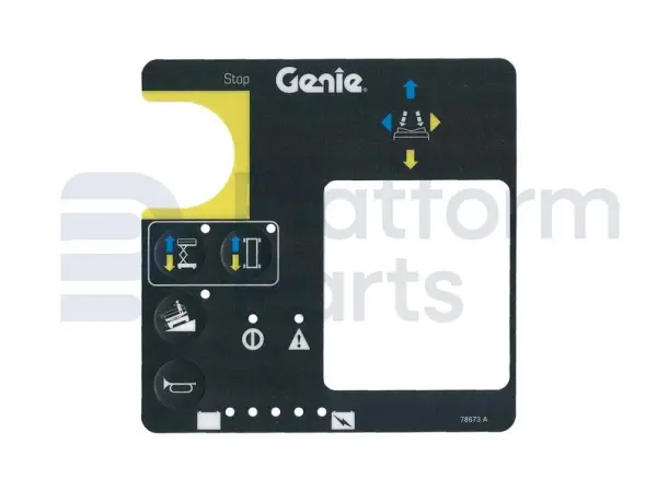 Autocollant, boîtier de commande