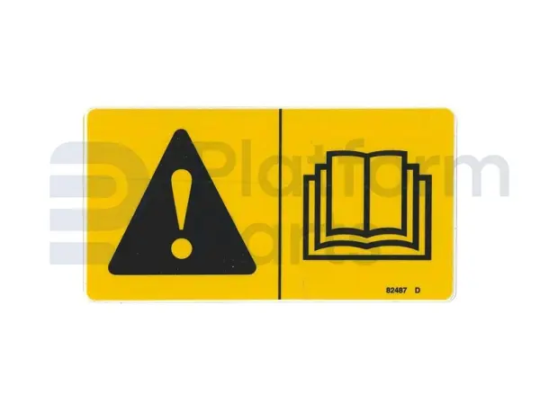 Autocollant, lire le manuel