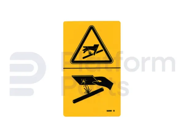 Pegatina, danger, general safety