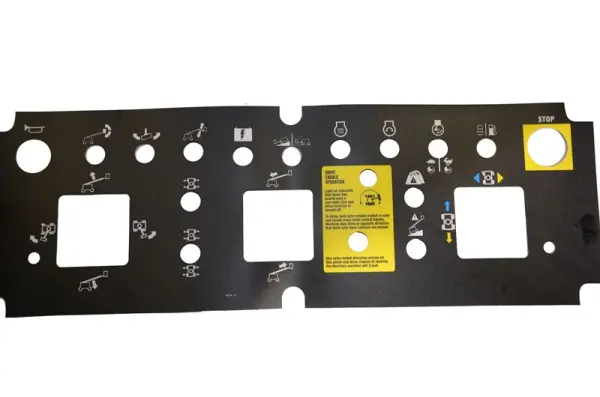 Autocollant, commande, boîtier de commande