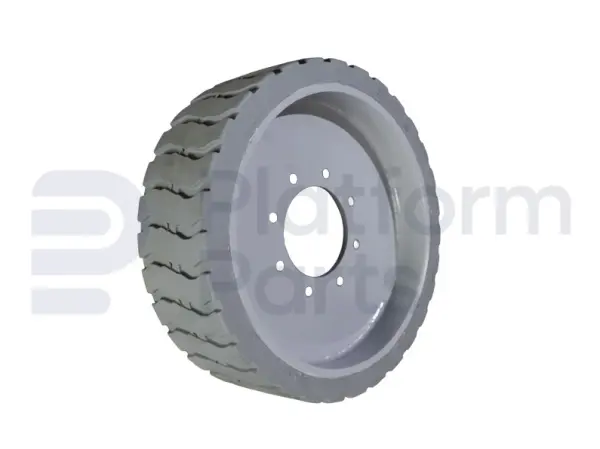 Non-marking wheel 'front'