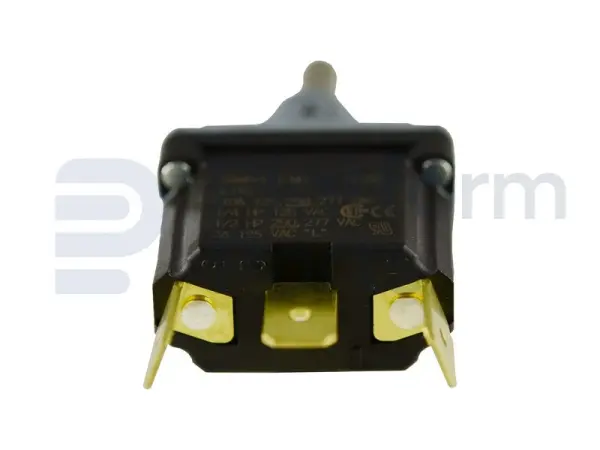 Toggle switch, (ON)-OFF-(ON), SPDT