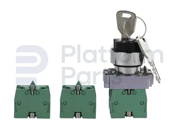 Interruptor, llave, 3P, 2+(1)