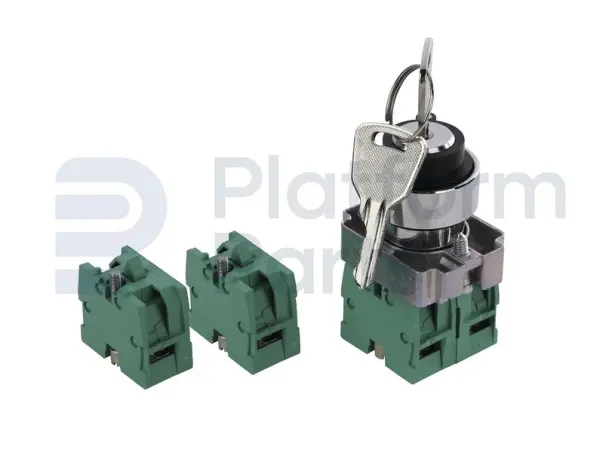 Interruptor, llave, 3P, 2+(1)