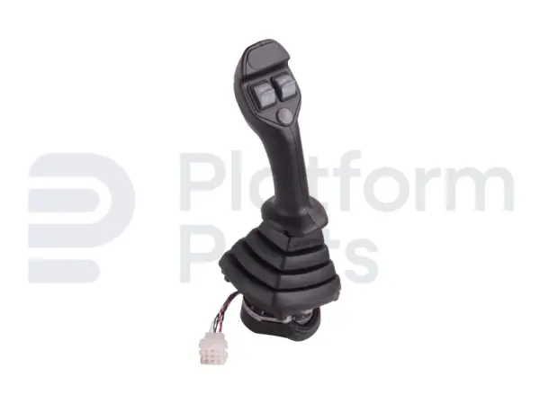 Joystick, elevación, giro