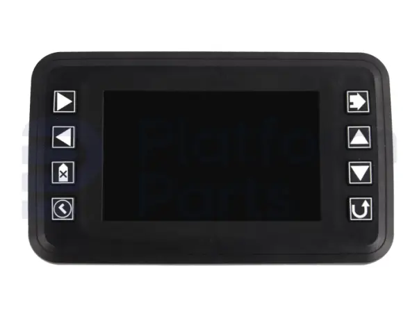 Carte électronique, commande en bas, display