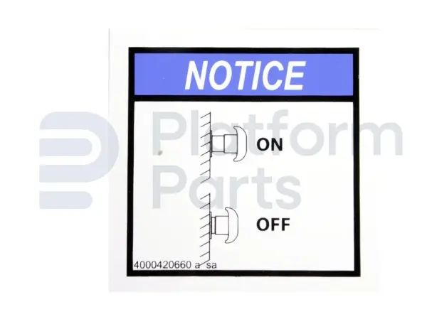 Decal, notice