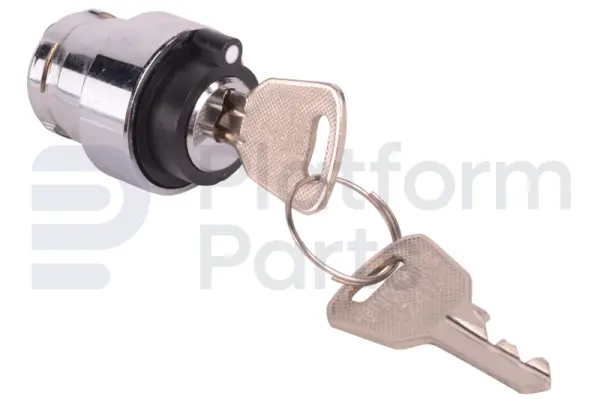 Switch, key, 3P maintained, key removal from left