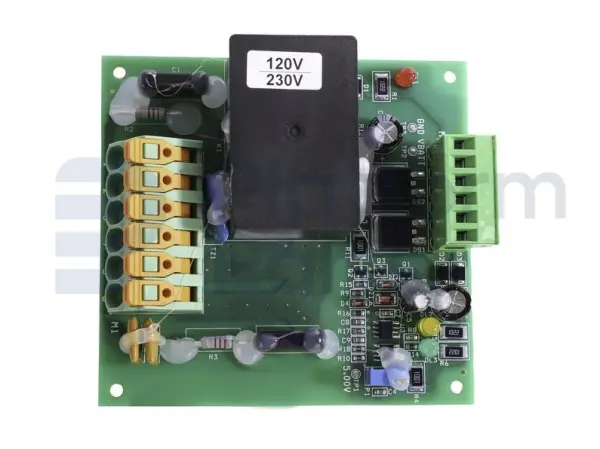 Electronic card, ground control