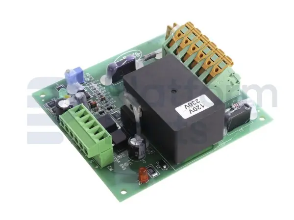 Electronic card, ground control