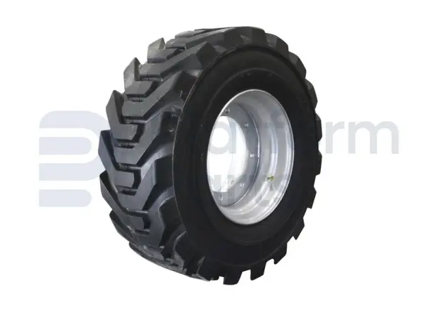 Ruwe terrein band + velg, opgeschuimd, OTR 14x17.5, links