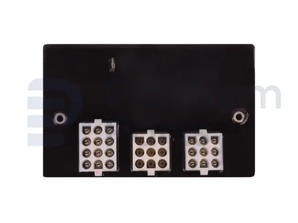 Electronic card, control box