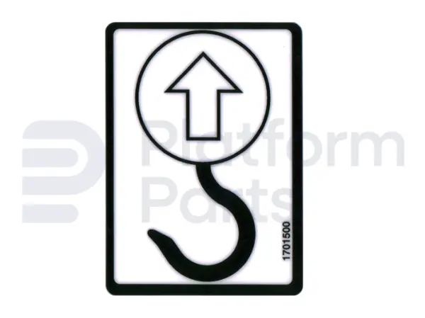 Decal, lifting eye