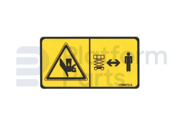 Pegatina, crushing hazard