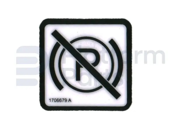 Autocollant, brake release