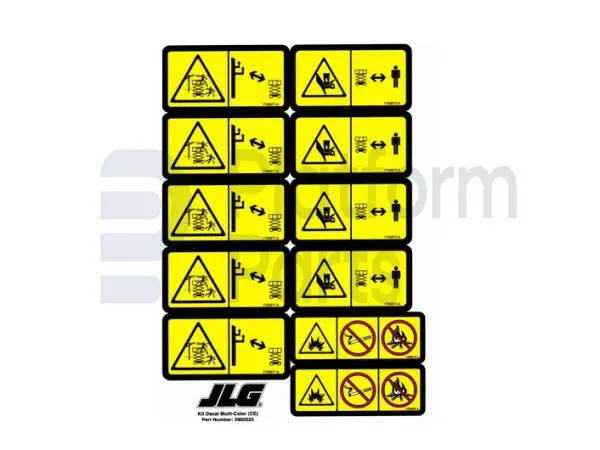 Aufkleber kit, Symbol, ES-series