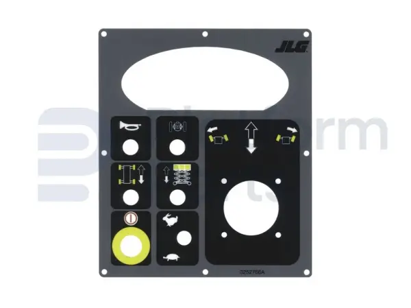 Decal, control, control box