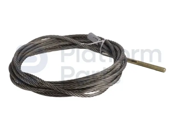 Steel cable, lifting arm