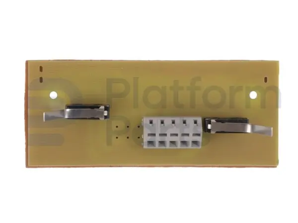 Electronic card, actuator