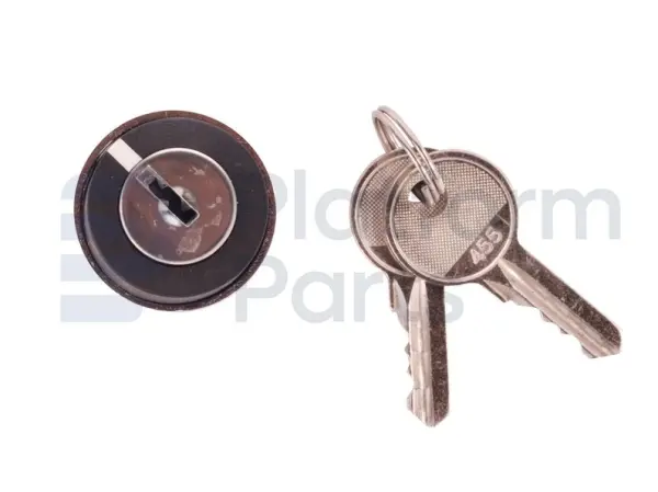 Interruptor, llave, 2P fijas, quitar llave izquierdo