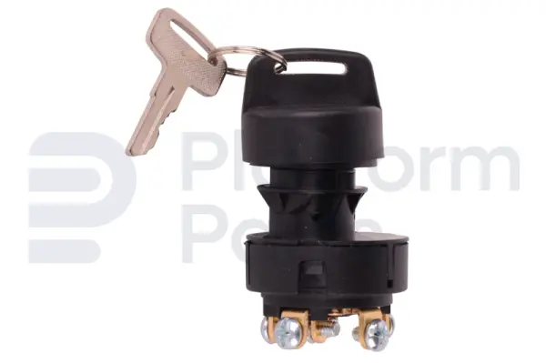 Interruptor, llave, 3P fijas, quitar llave izquierdo, centro