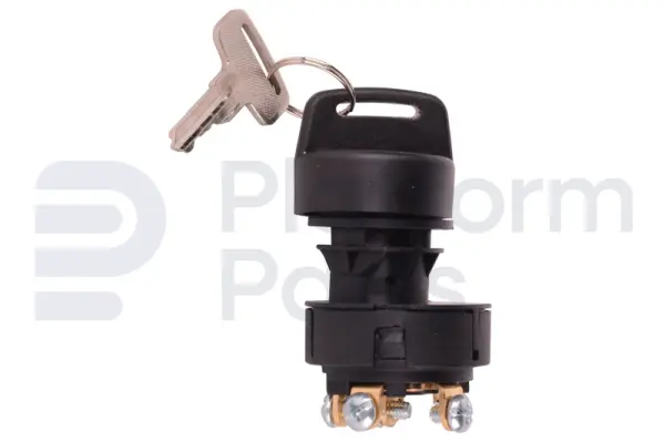 Switch, key, 3P maintained, key removal from center