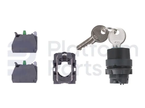 Interruptor, llave, 3P fijas, quitar llave de 3 posiciones