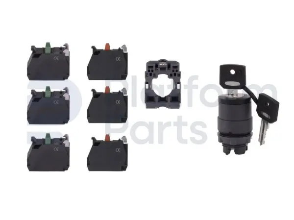 Switch, key, kit, 3P, 2P maintained+1P spring return left