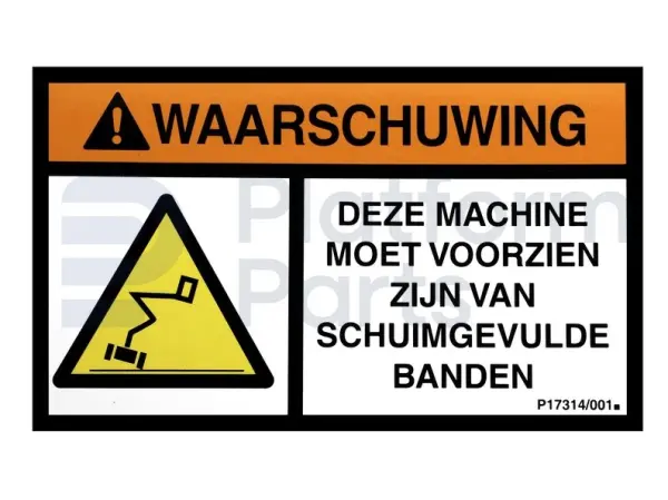 Aufkleber Warnung