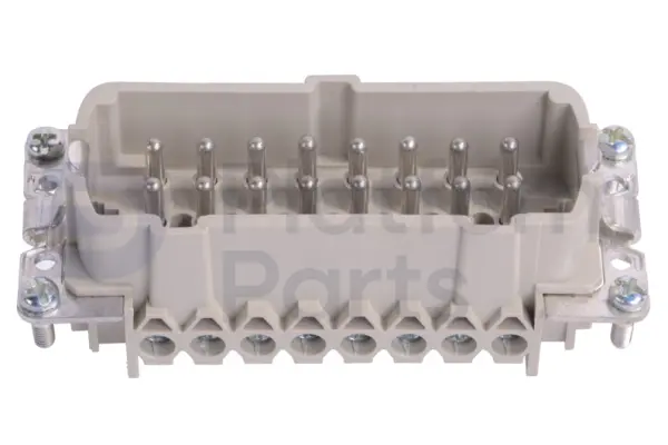 Tápon de conector, 'male insert, 16 pole'