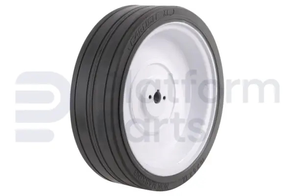 Non-marking wheel ('rear'