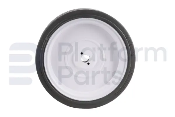 Non-marking wheel (integrated hub)